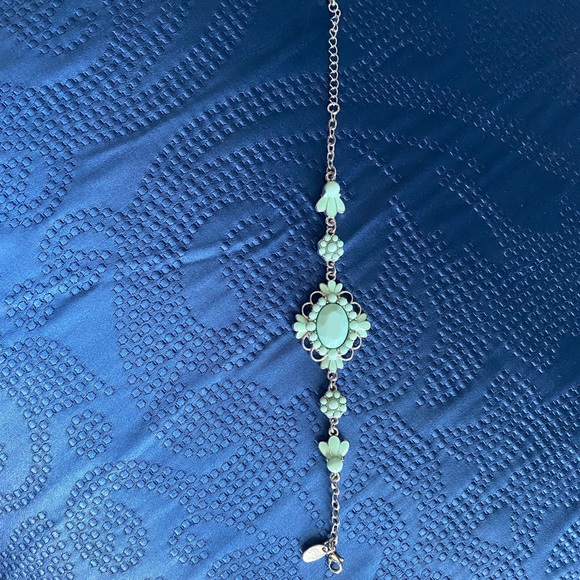 EUC Mint & Silver Bracelet - Picture 2 of 4